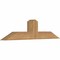 Ekena Millwork Portland Smooth Timber Gable Bracket, Western Red Cedar, 36"W x 9"H x 3 1/2"D x 3 1/2"F, 6/12 Pitch GBW036X09X0404POR00SWR - alternate 5
